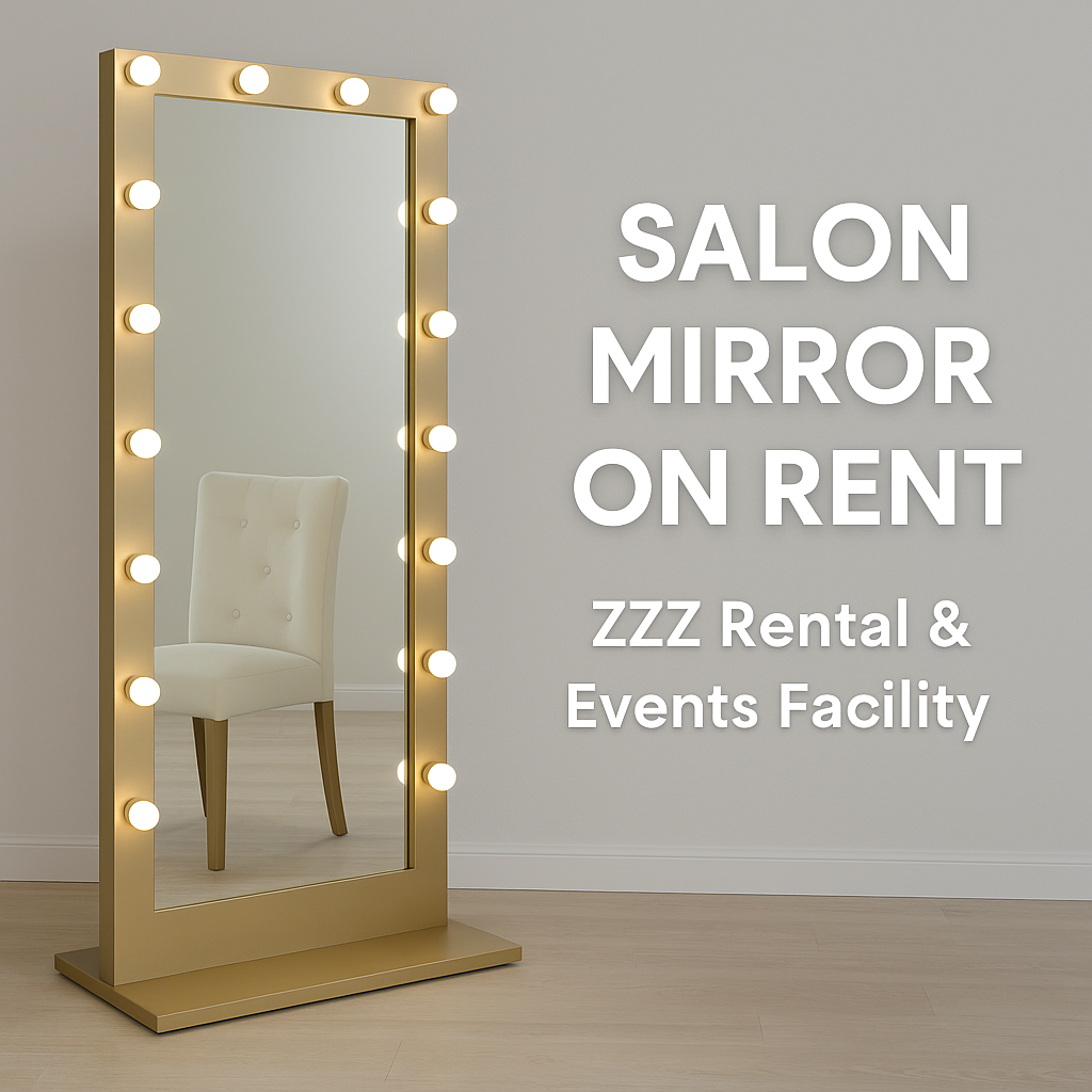 Salon Mirror on Rent